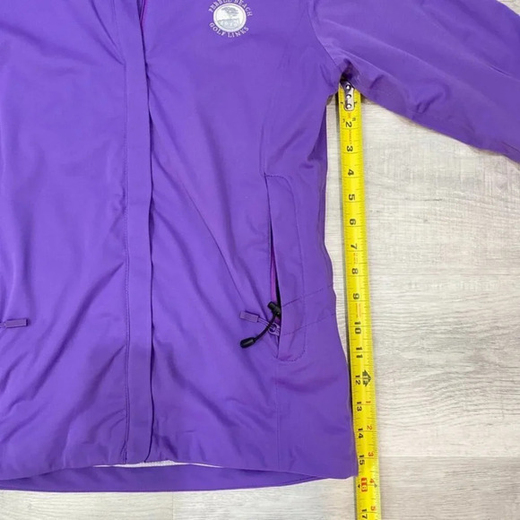 Pebble Beach Purple Windbreaker Fitted Golf Jacket Size S - Cross Sportswear NWT - Picture 8 of 16